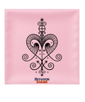 23.6X23.6 INCHES ERZULIE FREDA PinkVeve Head Scarf EZILIFREDA Metresili  ERZULIE FREDA Veve Mouchwa Rose