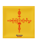 23.6X23.6 INCHES TIJEAN DANTOR Yellow Veve Head Scarf TIJEAN DANTO TIJEAN DANTOR Veve Mouchwa