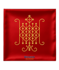 23.6X23.6 INCHES OGOU BADAGRI RED Veve Head Scarf OGOU BADAGRI Veve Mouchwa Lwa Rouj
