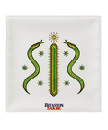 23.6X23.6 INCHES DAMBALLAH White Veve Head Scarf DAMBALLAH Veve Mouchwa Lwa