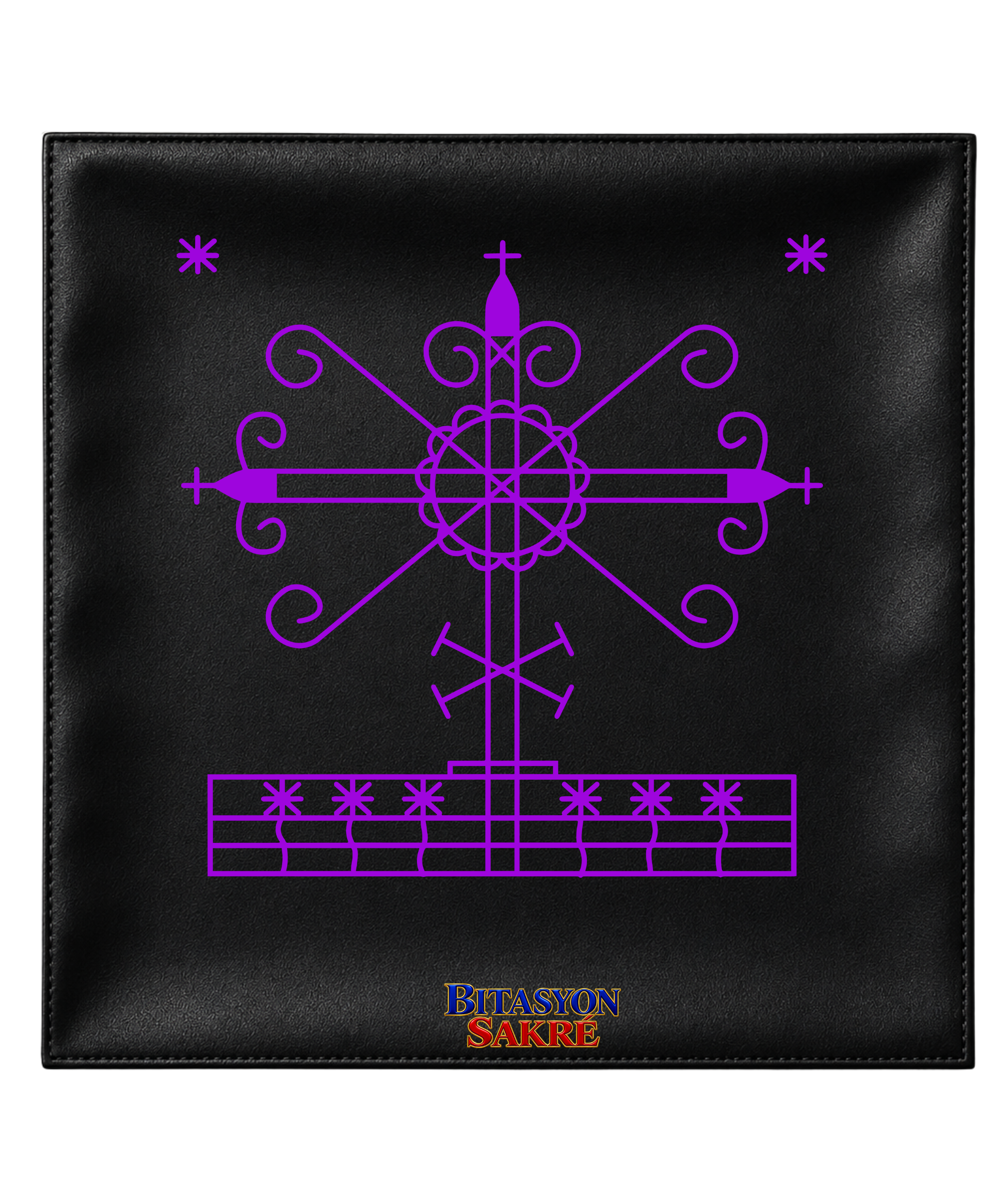 23.6X23.6 INCHES Purple GEDE NIBO Veve Head Scarf GEDE Veve Mouchwa Lwa Noir