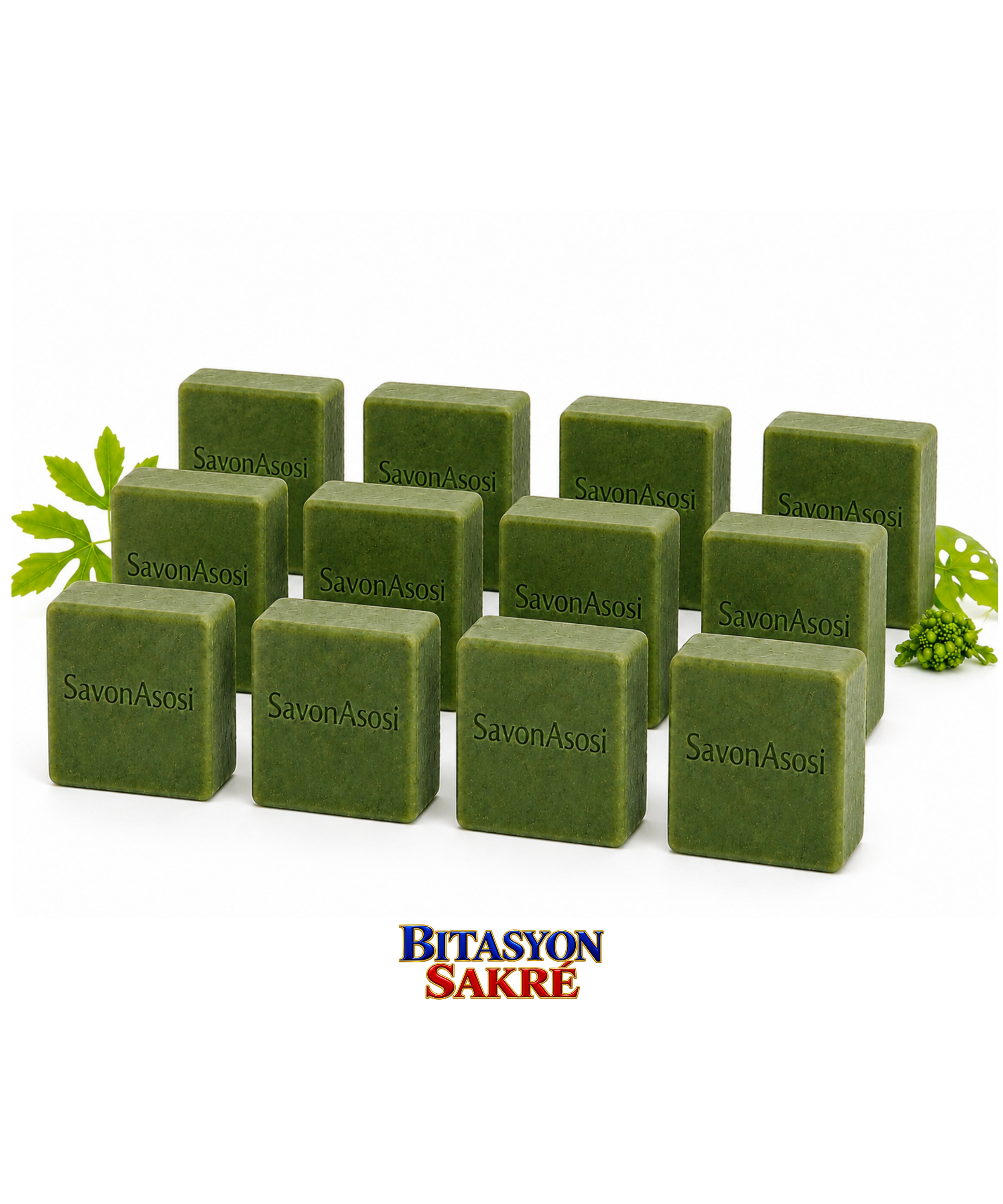 12 Pack Savon Asosi Soap, Cerasee Soap Bitter Melon Herbal Skincare Bar