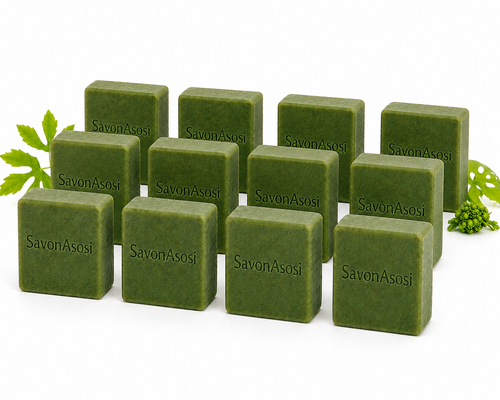 12 Pack Savon Asosi Soap, Cerasee Soap Bitter Melon Herbal Skincare Bar