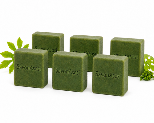6 Pack Savon Asosi Soap, Cerasee Soap Bitter Melon Herbal Skincare Bar