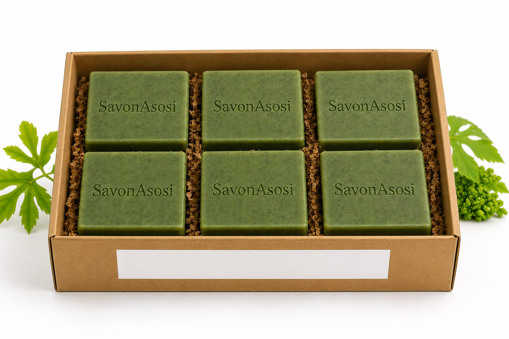 6 Pack Savon Asosi Soap, Cerasee Soap Bitter Melon Herbal Skincare Bar